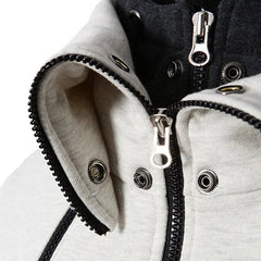 Zip UP Two-Piece Zip-Up Men's Hoodie