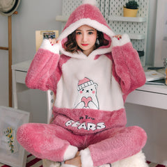 Thick Warm Pajamas For Women Velvet