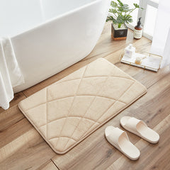 Memory Foam Absorbent Bathroom Entrance Non-slip Mat