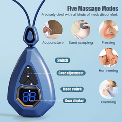 Smart Neck Massager Heating EMS Pulse