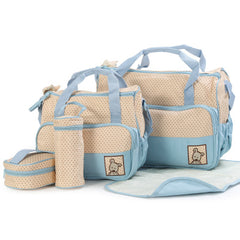 Mom's Diaper Bag Set with Bottle Holder