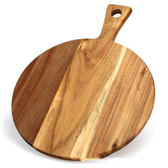 Handcrafted Round Acacia Wood Chopping