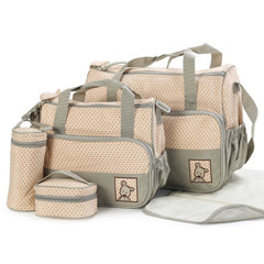 Mom's Diaper Bag Set with Bottle Holder