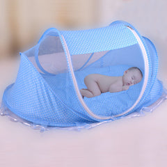 Foldable Baby Bed Net Pillow Set