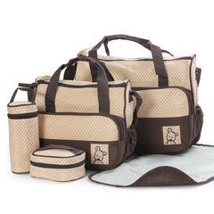 Mom's Diaper Bag Set with Bottle Holder