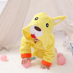 Cute Cartoon Animal Baby Bathrobes