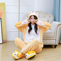 Kigurumi Corgi Pajamas Set for Adults