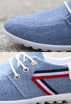 Soft-Soled Men's Canvas Peas Shoes