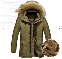 Parka Men Winter Jacket Hooded Down Coat