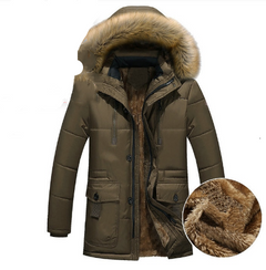 Parka Men Winter Jacket Hooded Down Coat