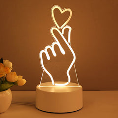 3D Acrylic USB LED Night Lamp