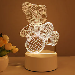 3D Acrylic USB LED Night Lamp