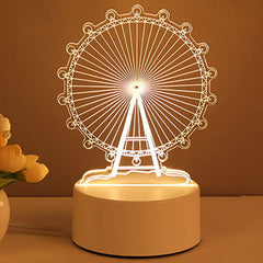 3D Acrylic USB LED Night Lamp