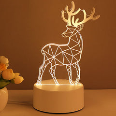 3D Acrylic USB LED Night Lamp