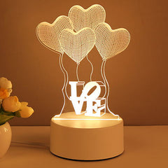 3D Acrylic USB LED Night Lamp