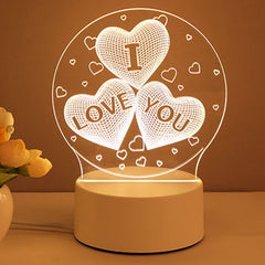 3D Acrylic USB LED Night Lamp