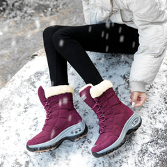 Snow Boots Women Flat Heels