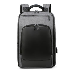 Men On Business Computer Backpack USB Reflective Strip