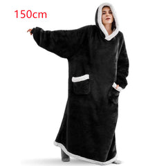 Warm Winter Hoodie Blanket with Pockets Unisex