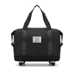 Double-Layer Universal Wheel Travel Handbag