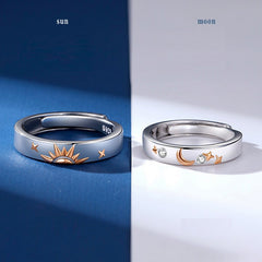 925 Sterling Silver Couple Rings Set