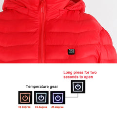 USB Heated Jacket Winter Thermal Comfort