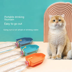 Pet Outdoor Drinking Glass Portable Convenient