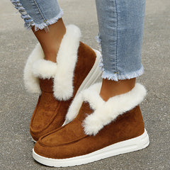 Warm Plush Winter Snow Ankle Boots