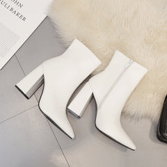 Short Boots Women High Heel 