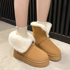 Fashionable Foldable Winter Warm Snow Boots