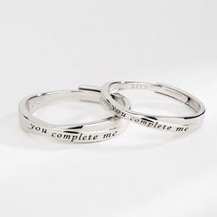 S925 Sterling Silver Couple Rings