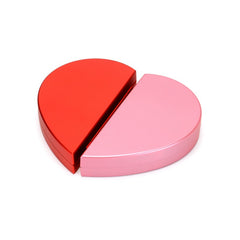 Heart-shaped Rose Rotating Ring Box