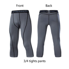 Men Lycra Compression Pants Cycling