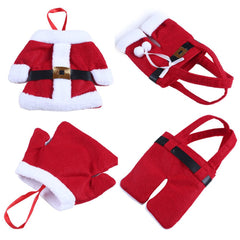 Christmas Knife And Fork Bag Christmas Tableware Set