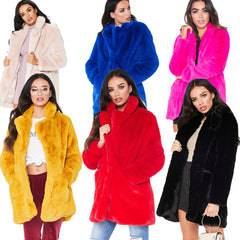 Warm Wave Faux Fur Women's Coat