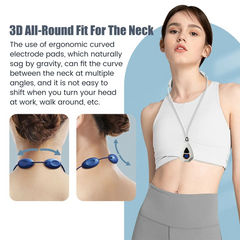 Smart Neck Massager Heating EMS Pulse