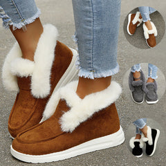 Warm Plush Winter Snow Ankle Boots