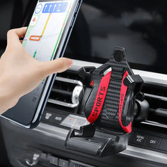 Seat Shape Car Phone Holder Air Vent Mobile Phone Clip 360 Degree Rotatable