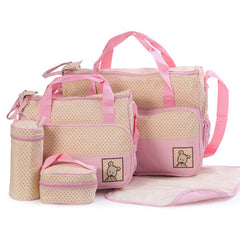 Mom's Diaper Bag Set with Bottle Holder