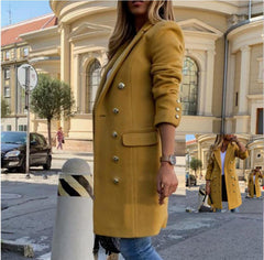 Elegant Vintage Double-Breasted Trench Coats