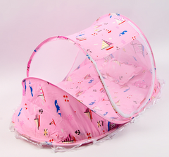 Foldable Baby Bed Net Pillow Set