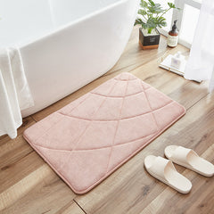 Memory Foam Absorbent Bathroom Entrance Non-slip Mat