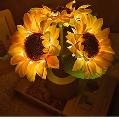 Rechargeable Sunflower Led Simulation Night Light Table