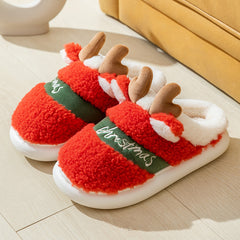 Winter Elk Cozy Home Slipper