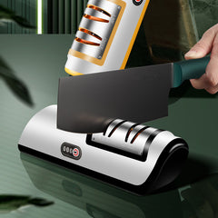 Rechargeable Electric Knife Sharpener: Fast, Adjustable, USB