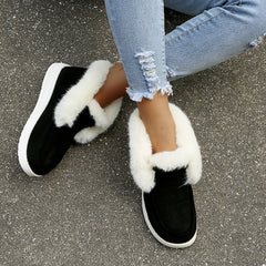 Warm Plush Winter Snow Ankle Boots