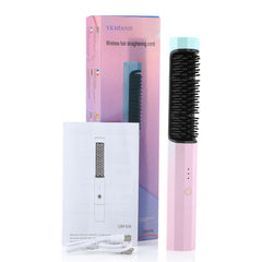 Straightening Comb Rechargeable Hair Wireless Straightener