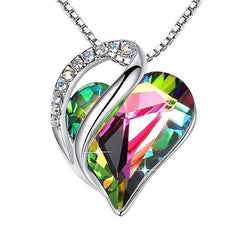 925 Sliver Heart Shaped Necklace