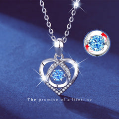 925 Beating Heart-shaped Necklace Women