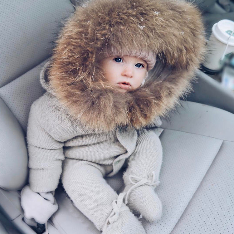 Winter baby jumpsuit